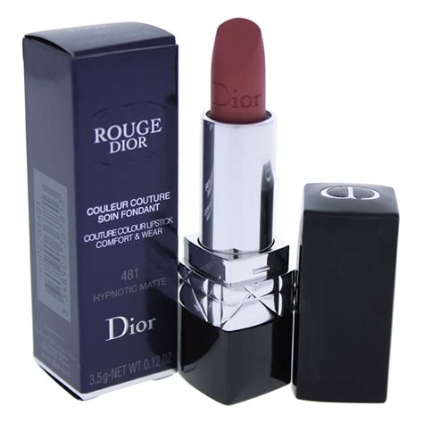 Dior Rouge 481 Hypnotic Matte Rosewood Nude Pink Lipstick .